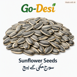Go Desi Sunflower Seeds (سورج مکھی کے بیج) 500g