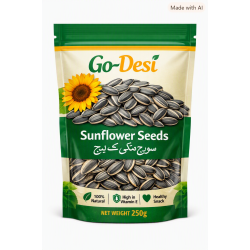 Go Desi Sunflower Seeds (سورج مکھی کے بیج) 250g